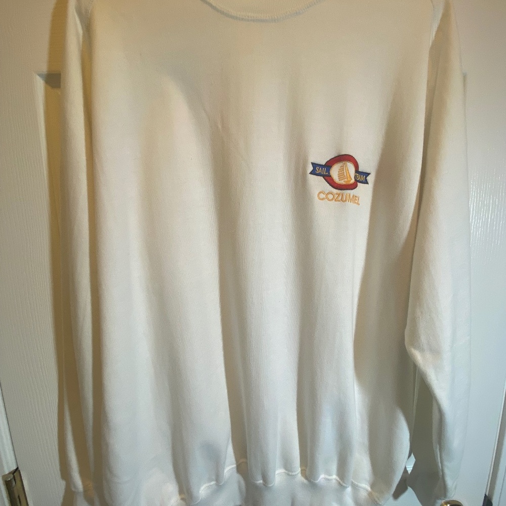 Cozumel Sail Team White Sweatshirt